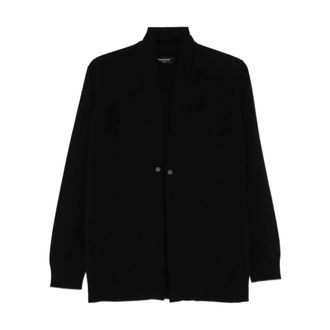 Fabiana Filippi Truien & Vesten, Dames, Zwart, S, Wol, Platinum Cardigan