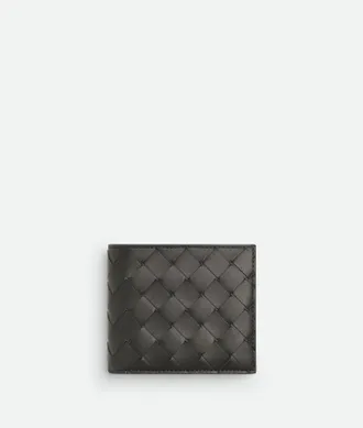 Bottega Veneta Portafoglio Intrecciato Bi-fold Con Portamonete - Bottega Veneta
