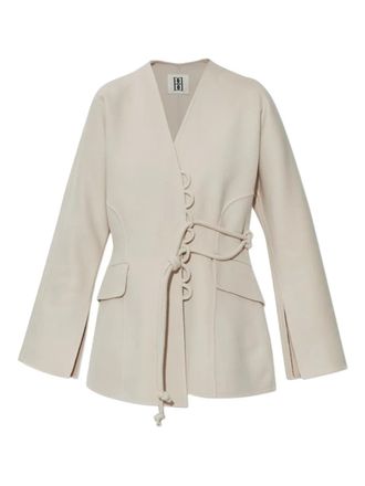 By Malene Birger Lalou jack met striksluiting - Beige