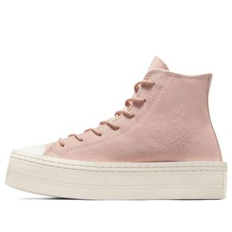 Converse Chuck Taylor All Star Modern Lift Platform Suede Pink A04663C