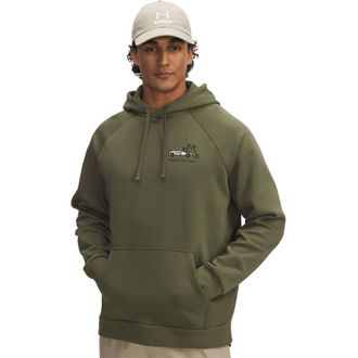 Under Armour Heren Rival Fleece Hoodie (Groen)