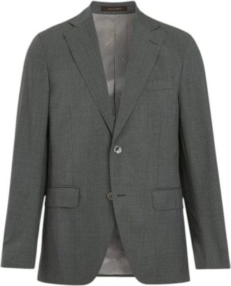 Oscar Jacobson Blazer Fogerty - - Jackets - Uomo - Verde - M