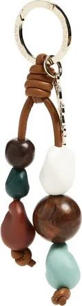 Longchamp Beaded Key Chain in Cashew at Nordstrom