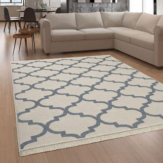 Paco Home Paco Home - Alfombra Salon De Habitacion Se Puede Lavar En La Lavadora Motivo Nordica Boho 120x160 Cm, Gris 3