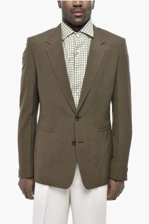 Givenchy Slim-Fit Wool Blazer with Classic Notch Lapels size 46