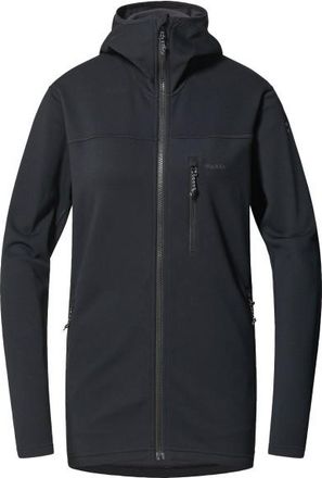 Haglöfs Rosson Mid Hood Fleecejacke für Damen | schwarz