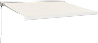 vidaXL Toldo Retr&aacute;ctil Aluminio Y Tela Color Crema 3,5x2,5 M Vidaxl