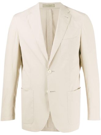 Corneliani Blazer met enkele rij knopen - Beige