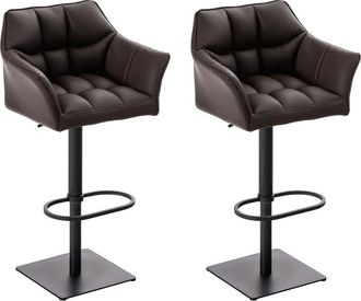 Clp Clp - Set De 2 Taburetes De Bar Damaso Marr&oacute;n Negro