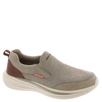 Skechers Mens Slade-Lucan Sneaker, Khaki, 9