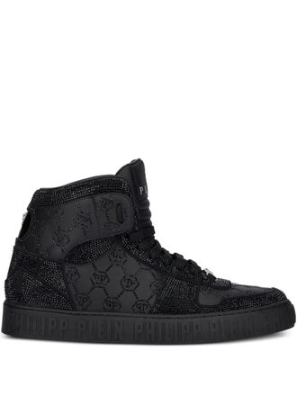 Philipp Plein Carson monogram sneakers - Black