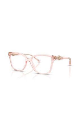 Michael Kors 49mm Square optical glasses in Pink at Nordstrom