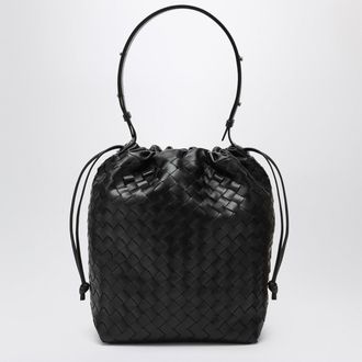 Bottega Veneta Black bucket bag in Intrecciato