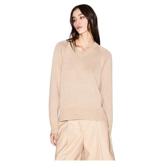 A|X Armani Exchange V-hals Truien - Dames - V-hals truien - Bruin - M - Katoen - Truien & Vesten