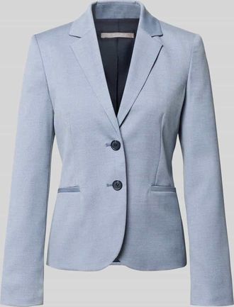 Christian Berg Slim Fit Blazer mit Eingrifftaschen und Reverskragen in Hellblau, Gr&ouml;&szlig;e 34