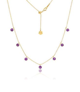 Graziela Amethyst Floating Necklace in Purple at Nordstrom