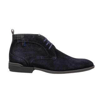 Floris Van Bommel Schoenen, Heren, Blauw, 44 1/2 EU, Leer, De Hakker 01.03