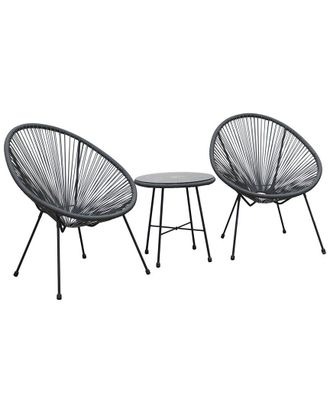 Dukap Dukap Sassio 3Pc Conversation Patio Set