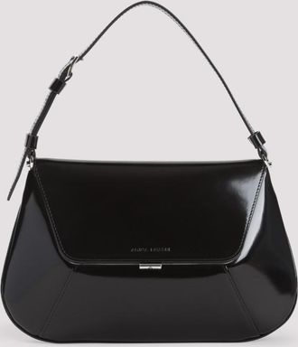 Amina Muaddi Black Ami shoulder bag