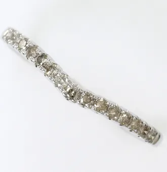 C&A White Gold White Gold (10K) Band Ring (Pre-Owned)