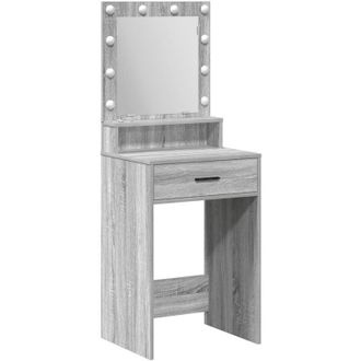 vidaXL Vidaxl - Dressing Table Grey sonoma 50 x 41 x 135 cm Engineered wood
