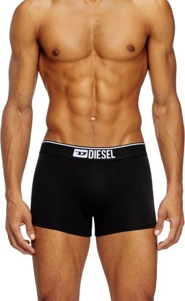 Diesel Three-pack of plain boxer briefs - Trunks - Man - Black