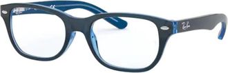 Ray-Ban Junior Vierkant Montuur - unisex - Brillen - Blauw - 48 MM - Accessoires