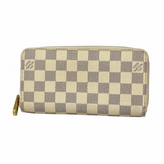 Louis Vuitton White Long Wallet (Bi-Fold) (Pre-Owned)