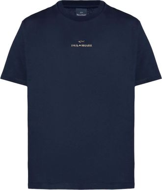 Paul & Shark T-shirt con logo - Blu