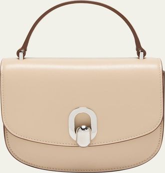 Savette Tondo Mini Leather Top-Handle Bag