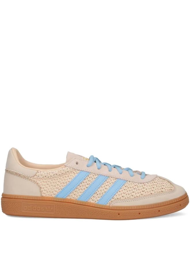 adidas Spezial three-stripe woven sneakers - women -  Leather/Cotton/Fabric/Rubber - 11.5 - Neutrals from $143.00 - on Stylight