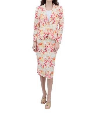 La Petite Robe Di Chiara Boni Lumi Jacket/skirt Set In Summer Wind