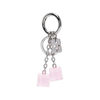 Ganni Logo-plaque Dice Keyring