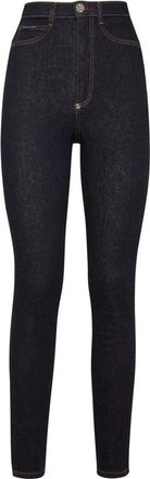 Philipp Plein Dames, Jeans, Blauw, Maat: W25 Katoen