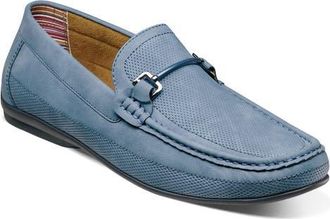 Stacy Adams Colton Bit Loafer in Navy at Nordstrom, Size 10.5