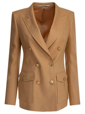 Tagliatore Jackets & Coats Jackets And Coats Giallo-Donna
