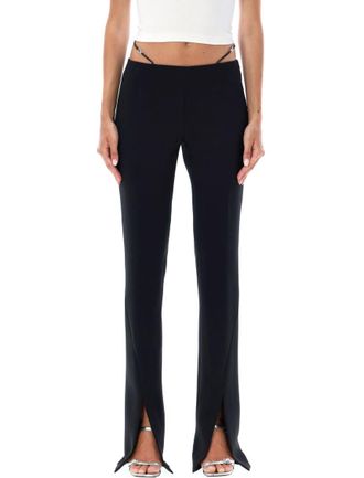 Dsquared2 Black Straight Flat Front Pants