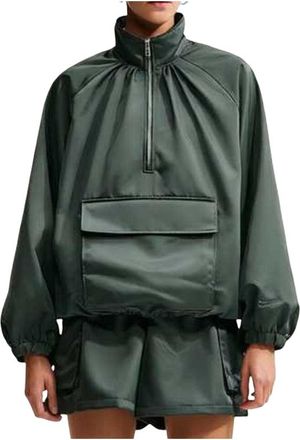 Nike (WMNS) Nike Sportswear Satin 1/4-Zip Anorak Camo Green IV4995-303