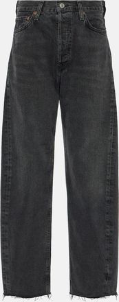 A Gold E Luna high-rise barrel-leg jeans