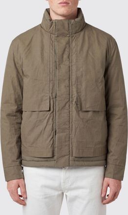 K-Way Parka in nylon termico con collo alto e chiusura a scomparsa