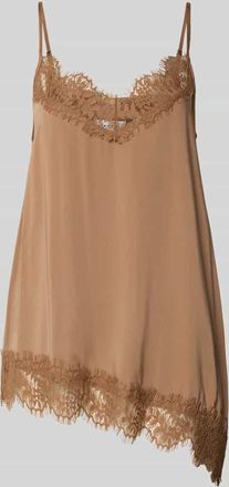 Oh April Relaxed Fit Top aus Viskose-Mix Modell Tami in Mittelbraun, Gr&ouml;&szlig;e L