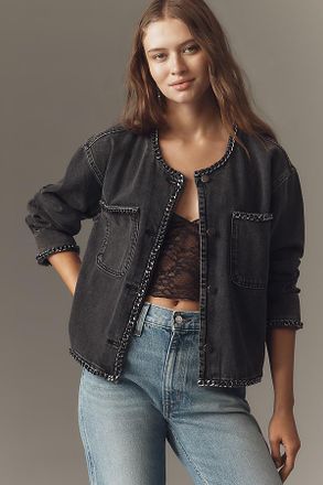 Pilcro Chain Denim Jacket