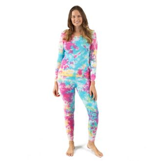 Leveret Womens Two Piece Cotton Pajamas Tie Dye