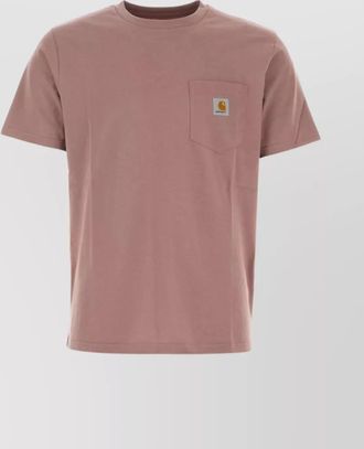Carhartt Work in Progress relaxed fit short sleeve cotton t-shirt with front patch pocket