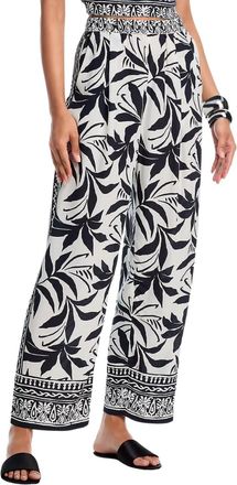 Velvet Womens Claudia Printed Pants In Black