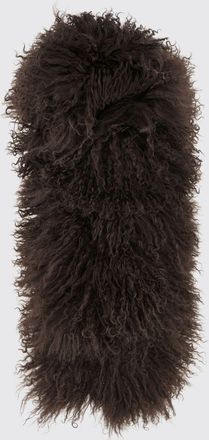 Yves Salomon Scarf YVES SALOMON Woman color Brown