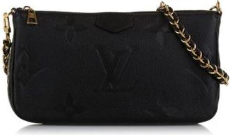 Louis Vuitton Pre-owned Pochette Felicie - Dames - Vintage Schoudertas - Zwart - ONE Size - Leer - Vintage