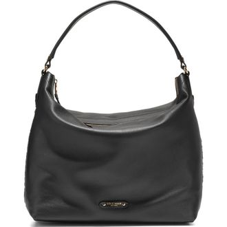 Cole Haan Isabella Leather Hobo Bag in Black at Nordstrom