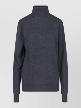 Frankie Shop long sleeve turtleneck top ribbed trims