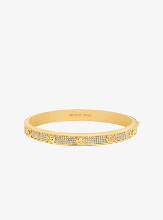 Michael Kors Pav&eacute; Logo Stud Bangle